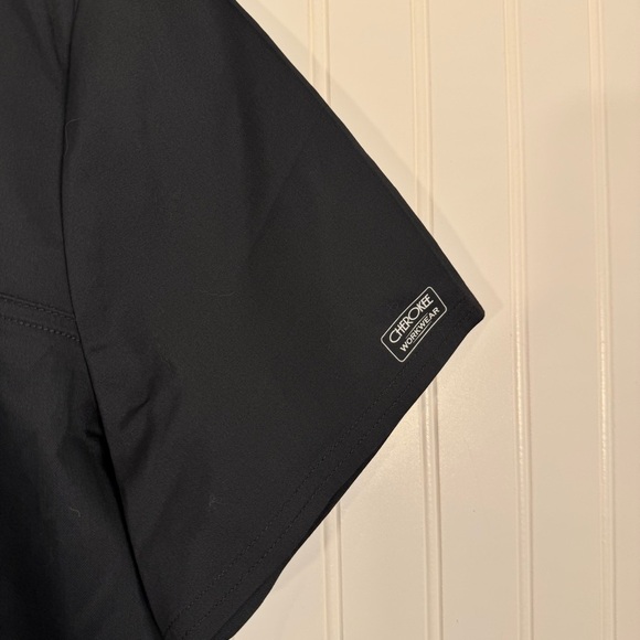 NWT Cherokee Women’s Core Stretch Scrub Top in Pewter Gray Size Medium - Picture 7 of 15